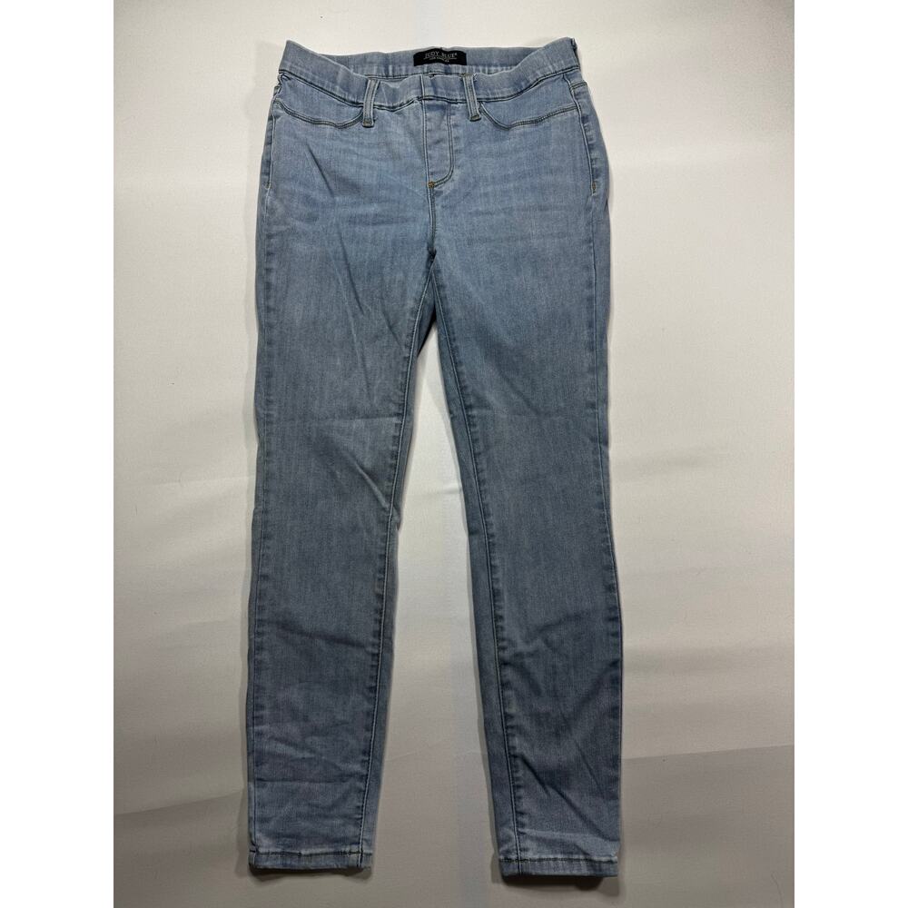 Judy Blue Women's Skinny Fit Pull On Stretch Blue Denim Jean - Size 11 (30x27.5)
